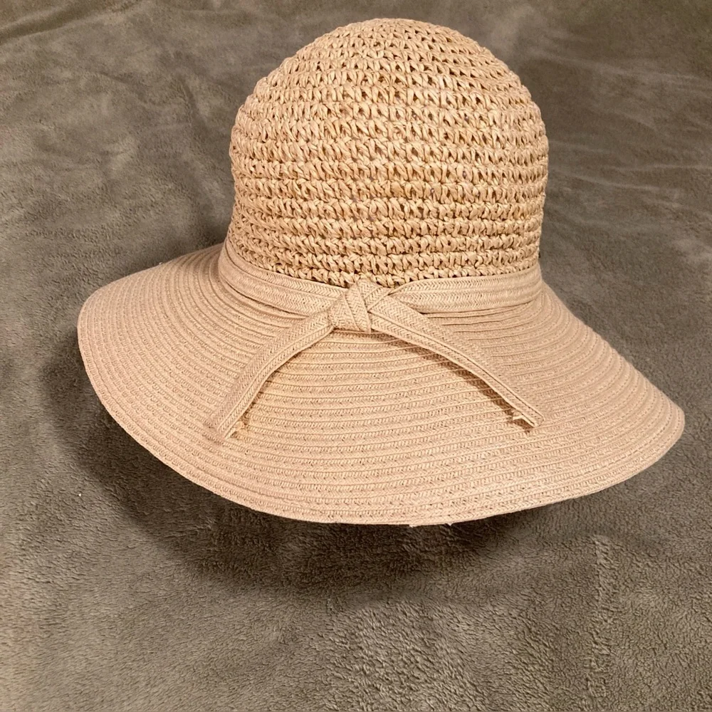 NWOT Unbranded Vintage Sun Hat - Picture 1 of 9